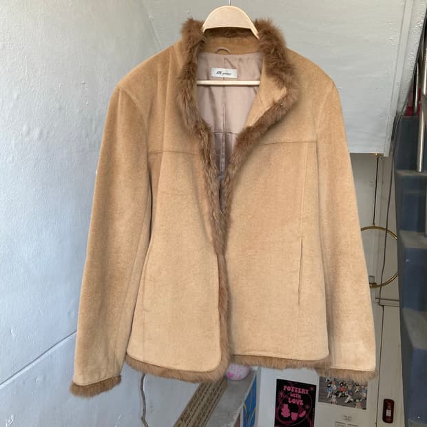 울 y2k 보들보들 자켓