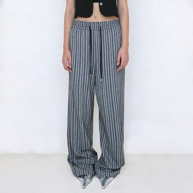 폴리수엠 fresh effortless pants(black/1size)