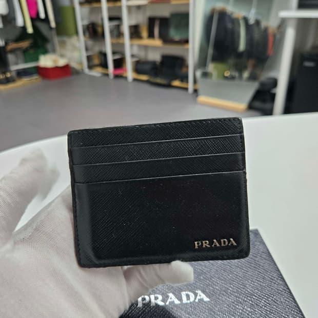 [정품] 프라다 사피아노 카드지갑