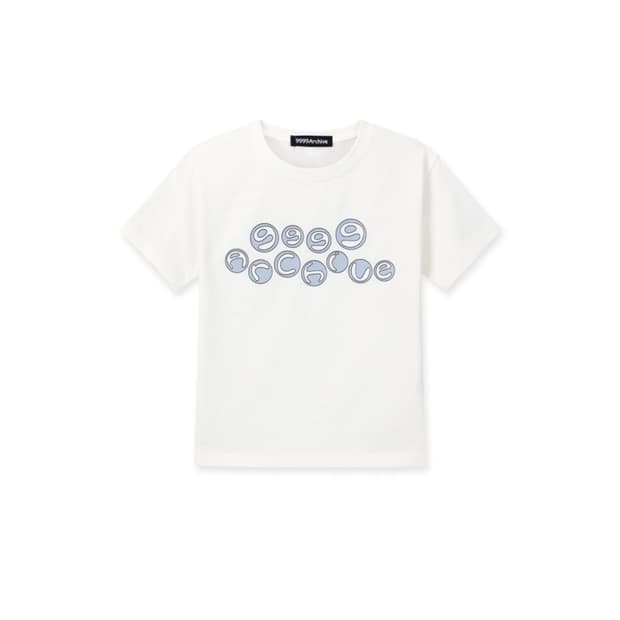 9999아카이브 9999ARCHIVE Bubble Logo T 버블로고티