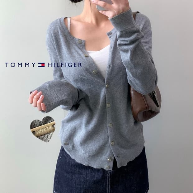 타미힐피거 가디건