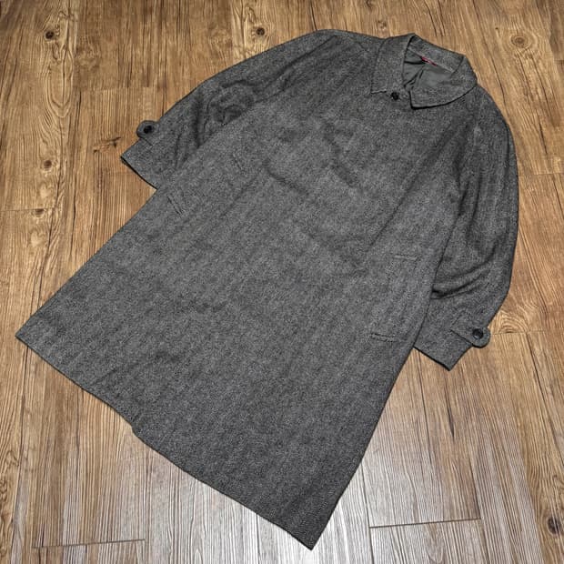 다반 캐시미어 25% 헤링본 코트 자켓