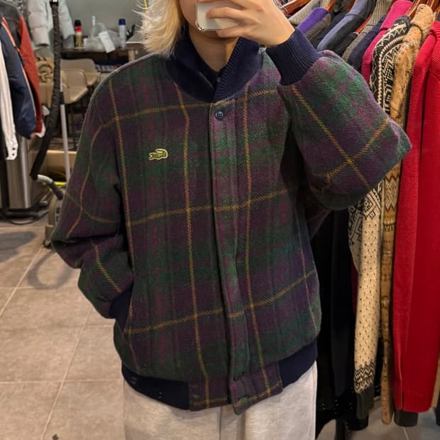 [NO.9]Lacoste 체크 자켓