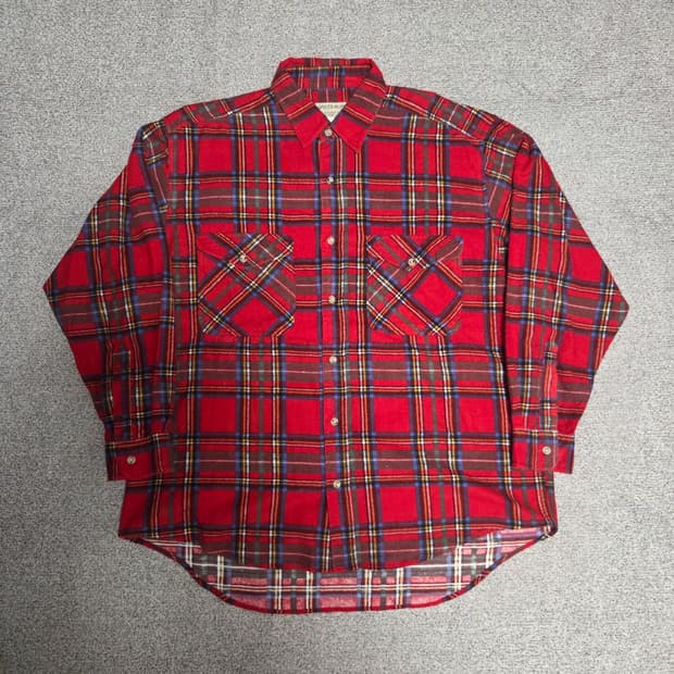 Green Rum 재팬 빈티지 플란넬 셔츠 L(100)