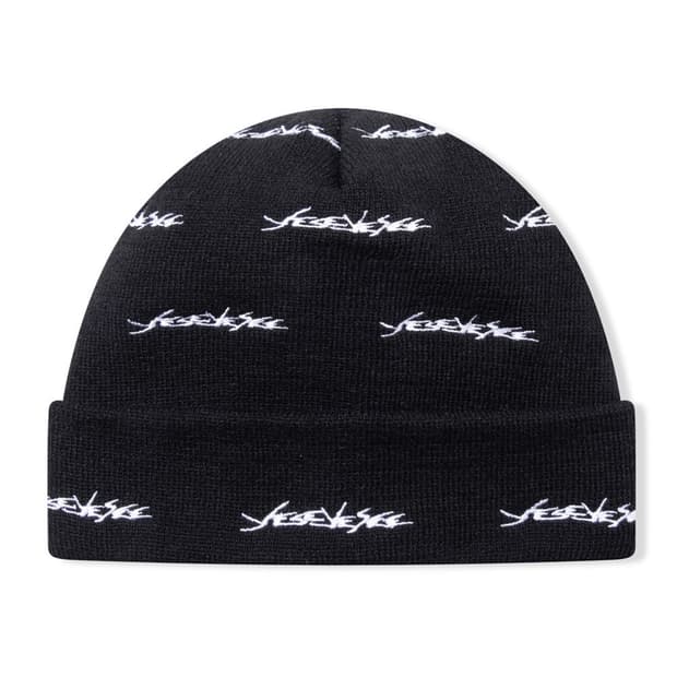 예스아이씨 Y.E.S Staff Beanie Black 비니 모자 블랙
