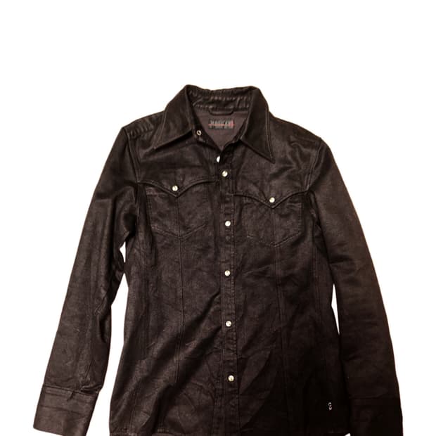 다크 브라운 웨스턴 셔츠 