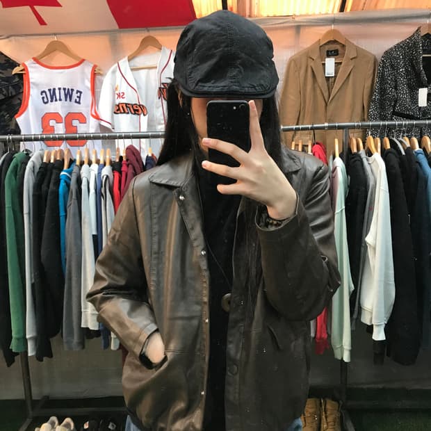 빈티지 가죽자켓