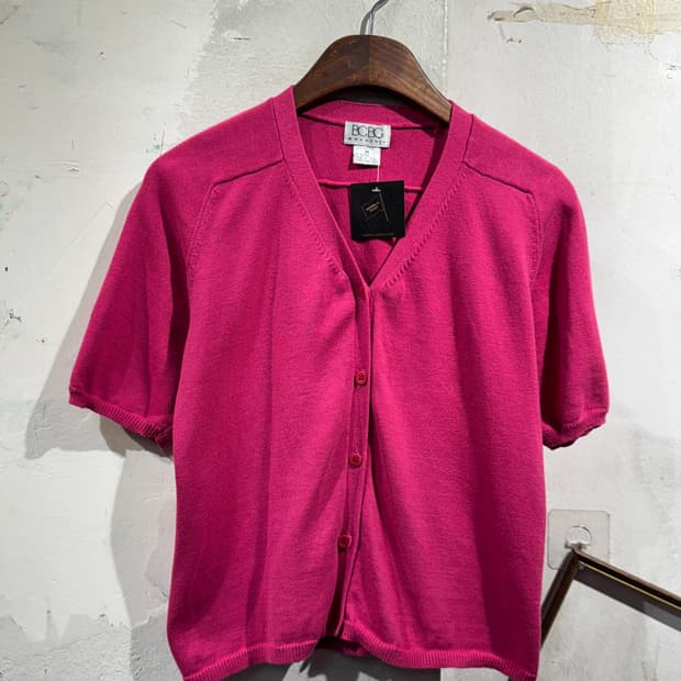 Bcbgmaxazria pink cardigan