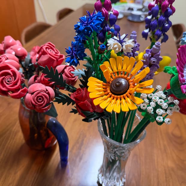 레고 야생화 꽃다발