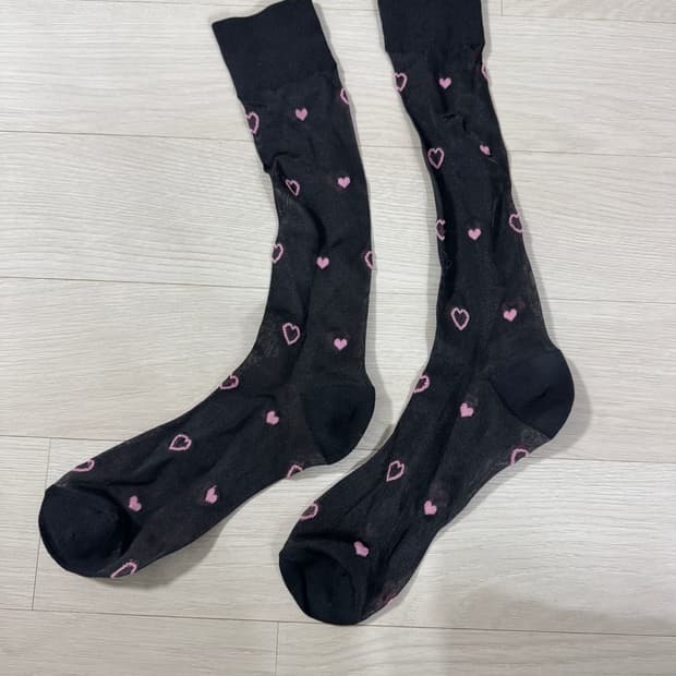 핫트 뿅뿅 시스루 양말