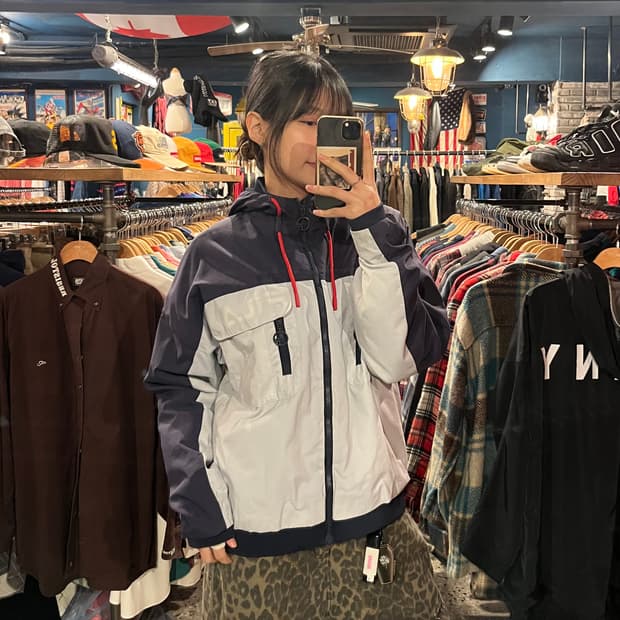 Fila 휠라 배색 후드 집업 자켓