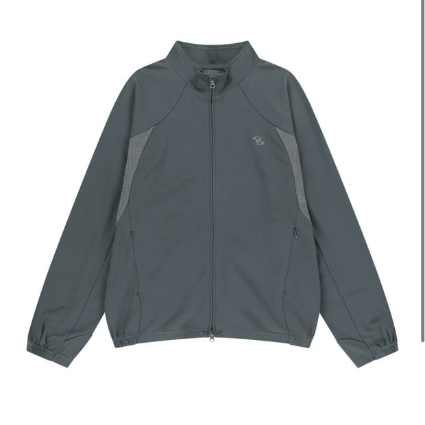 TRACK JACKET [BLUE CHARCOAL]_24FW