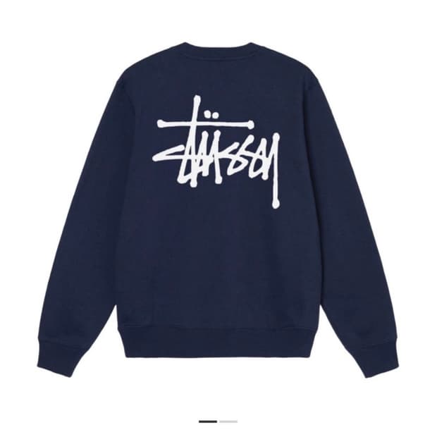 스투시 맨투맨 네이비