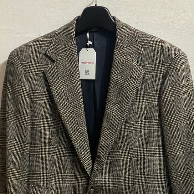 폴로 랄프로렌 글렌 체크 울 블레이저