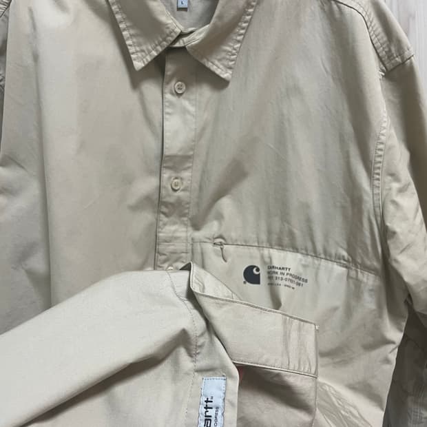 XL 105 칼하트 워크셔츠 베이지