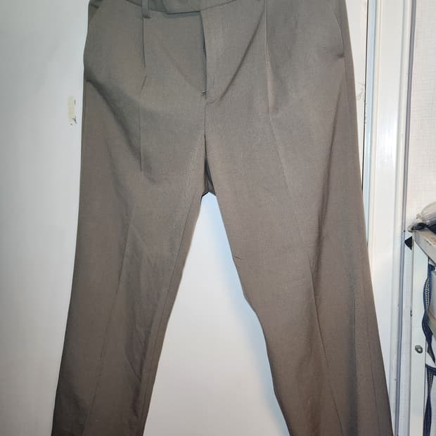 무신사 와이드 슬랙스 31 더스티베이지