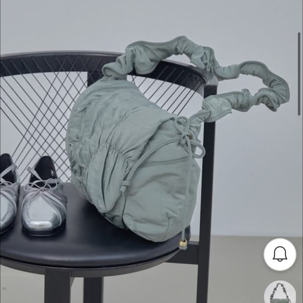 새상품) 아카이브앱크 나일론 구름백 더스트민트