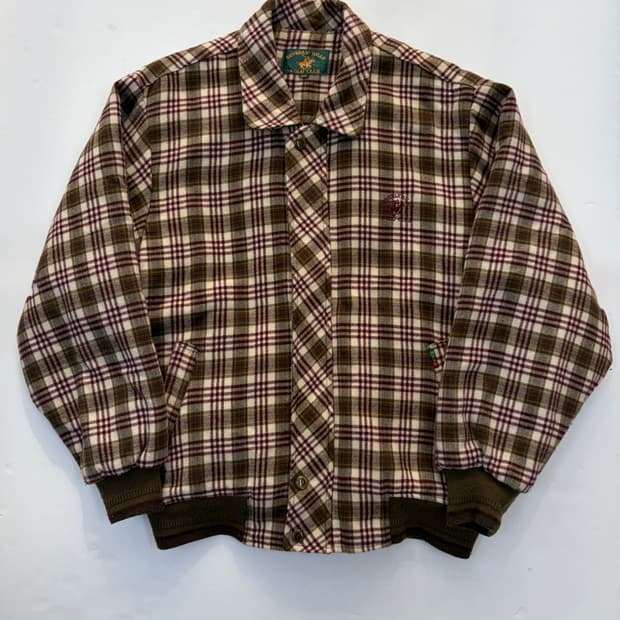 Beverly Hills Polo Club 체크 퀼팅 자켓