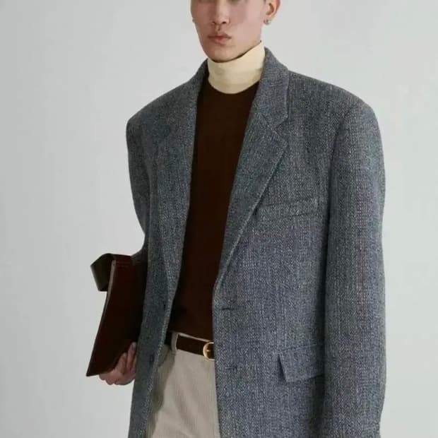 렉토 서스테이너블 버진 울 블랜드 자켓 M