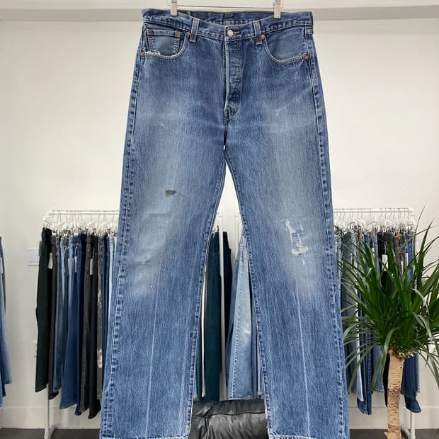리바이스501(starching jeans/풀먹인데님)34사이즈a5933