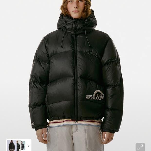 테켓 패딩 m사이즈 팝니다