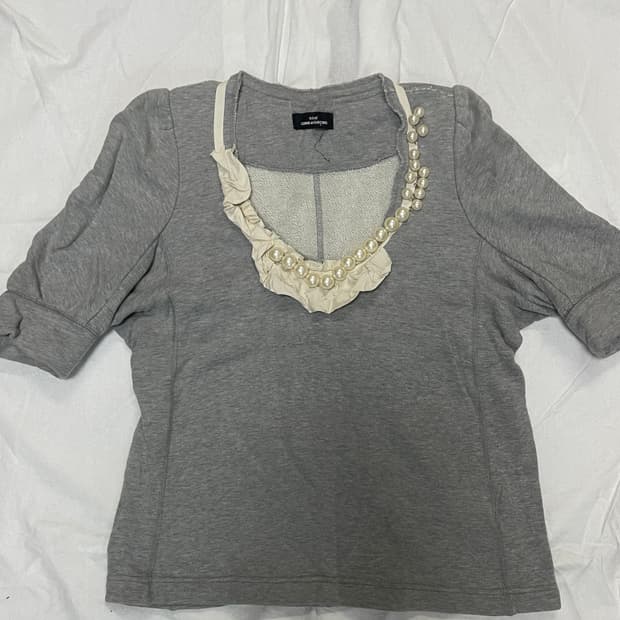 꼼데가르송 트리콧 스웻 반팔