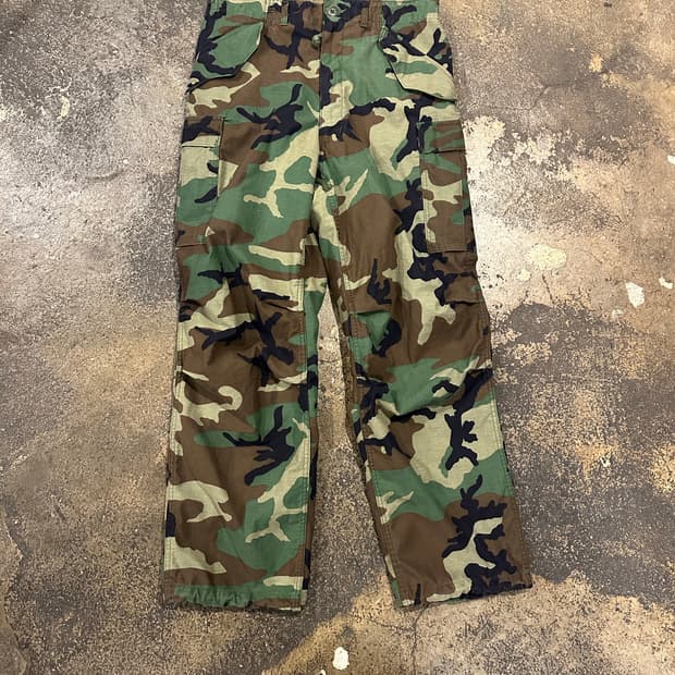 빈티지 80s M65 우드랜드 필드 팬츠