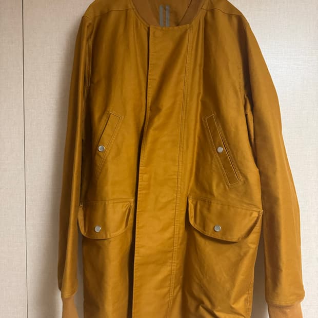 rick owens drkshdw topaz orange bomber