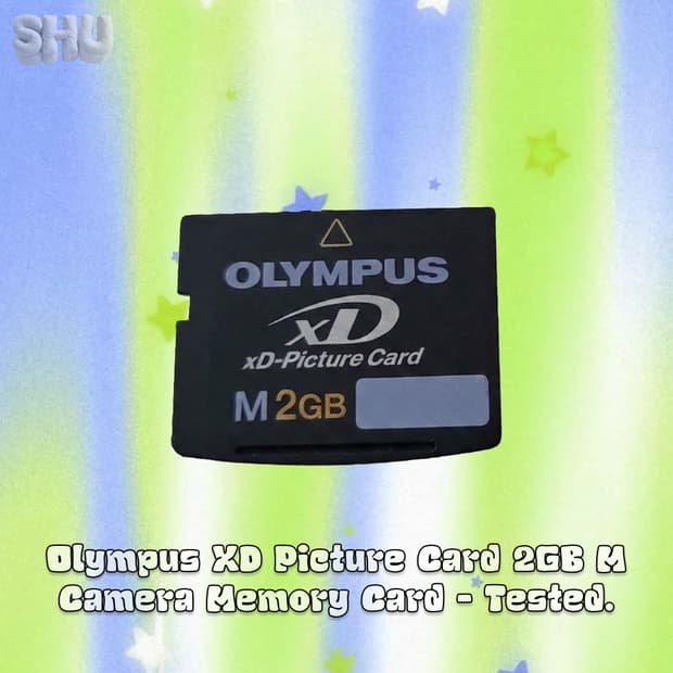 올림푸스 XD 픽쳐 카드 빈티지 디카용 메모리카드 2gb M