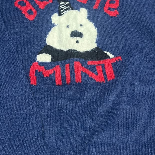 빈티지 곰돌이 니트