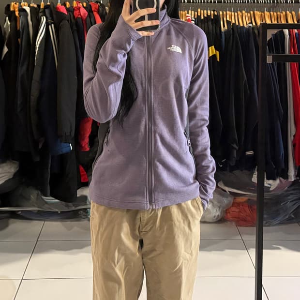 노스페이스 라벤더 그레이 미드레이어