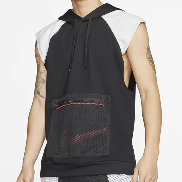 NIKE 드라이핏 슬리브리스 후드 베스트 L
