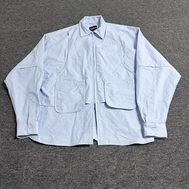 아조바이아조 레이어드 베스트 옥스포드 셔츠