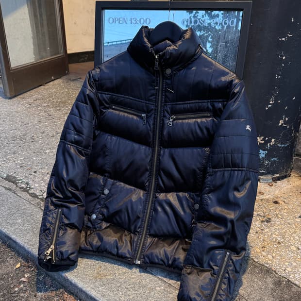 버버리 블랙라벨 구스다운 푸퍼자켓 