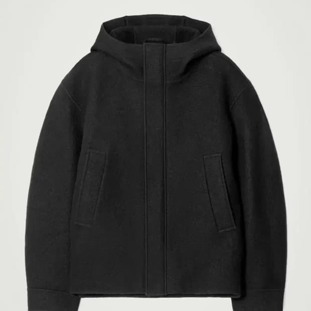 코스 울 보일드 후드 파카