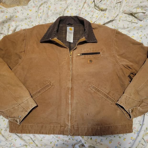 칼하트 J97 디트로이트 블랭킷 자켓 브라운