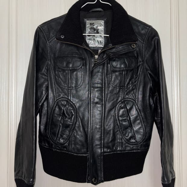 빈티지 레더 자켓