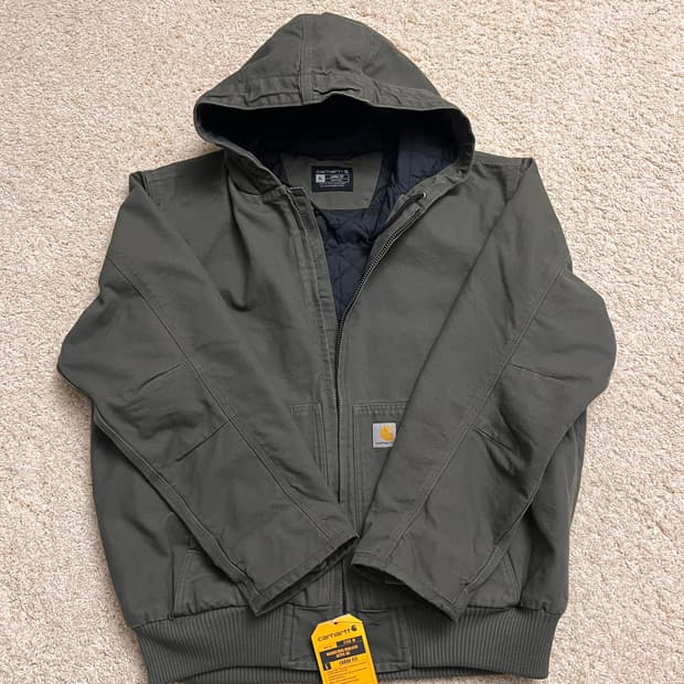 [미국정품/새상품] 칼하트 J130 워시드 덕 액티브 자켓 모스그린(Mo