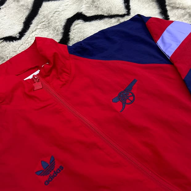 [실측M]아디다스 아스날 OG 오버핏 바람막이