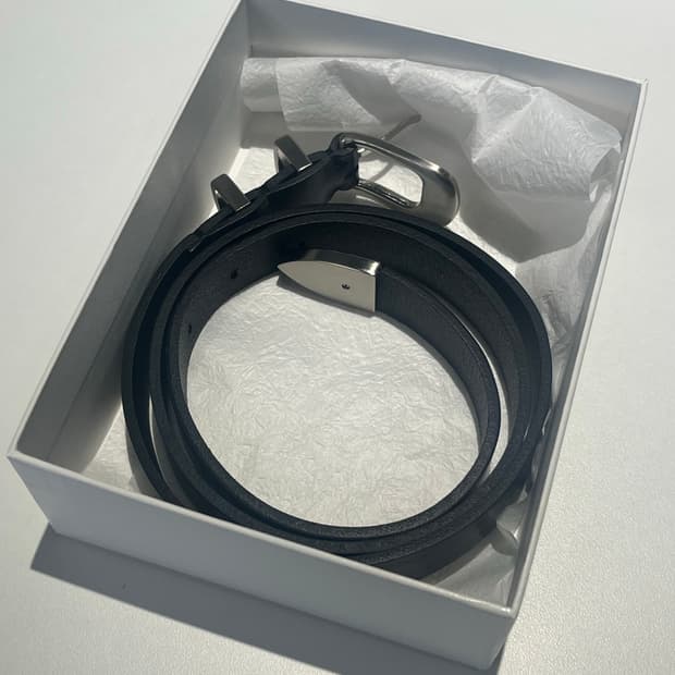 Youth 웨스턴 레더벨트 M