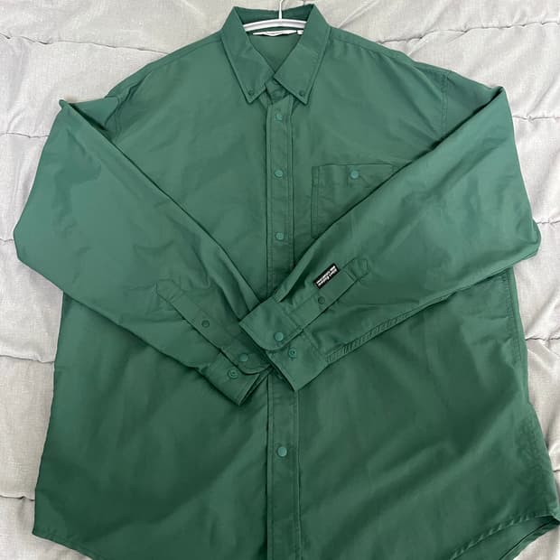 uniform shirt green