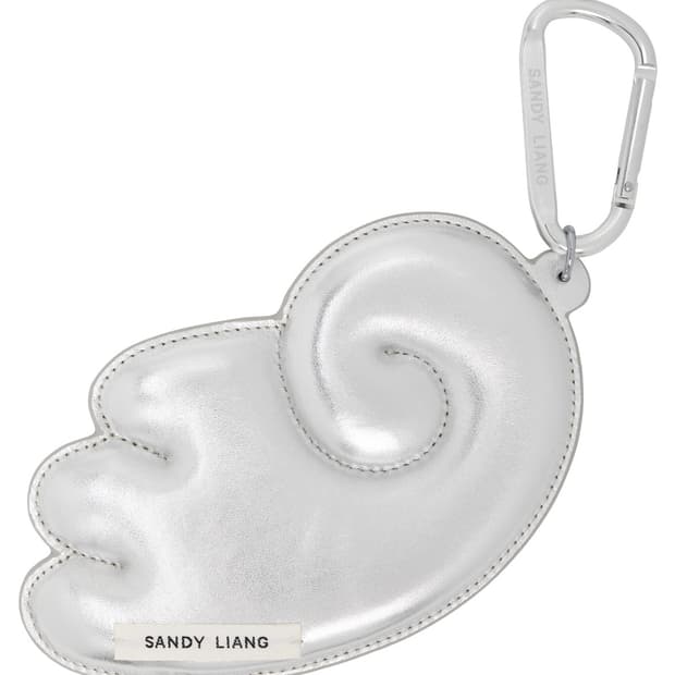 Sandy Liang 실버 윙 백 참