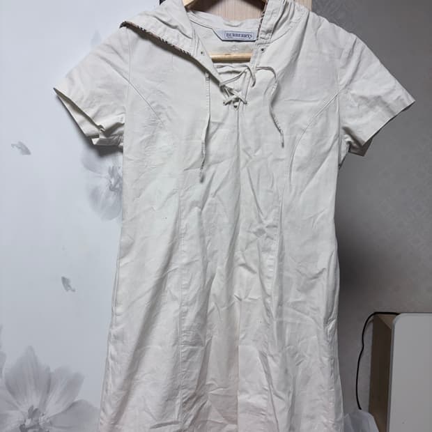 버버리 후드 원피스