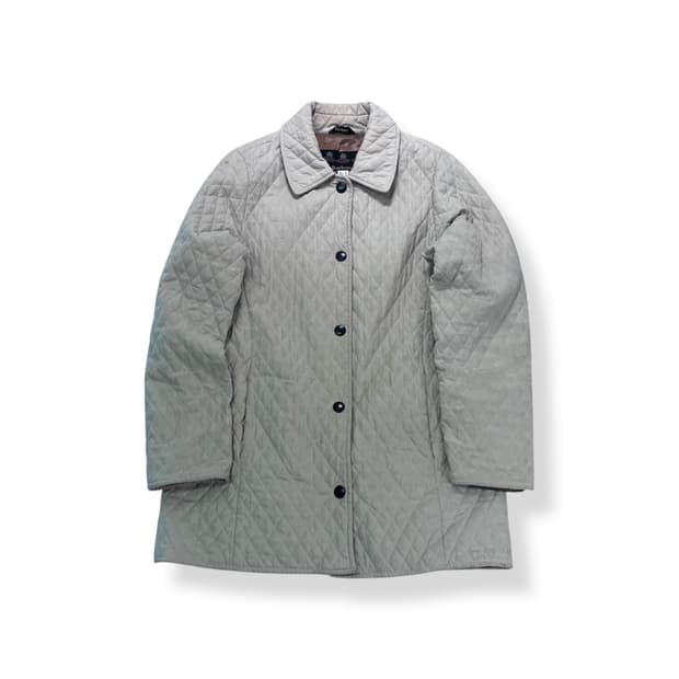 95 바버 퀄팅 버튼 자켓