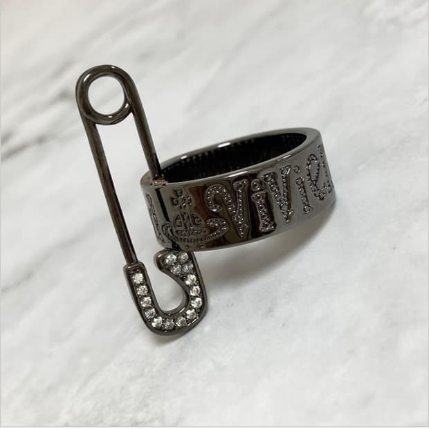 비비안웨스트우드 아카이브 버논링 클립 반지