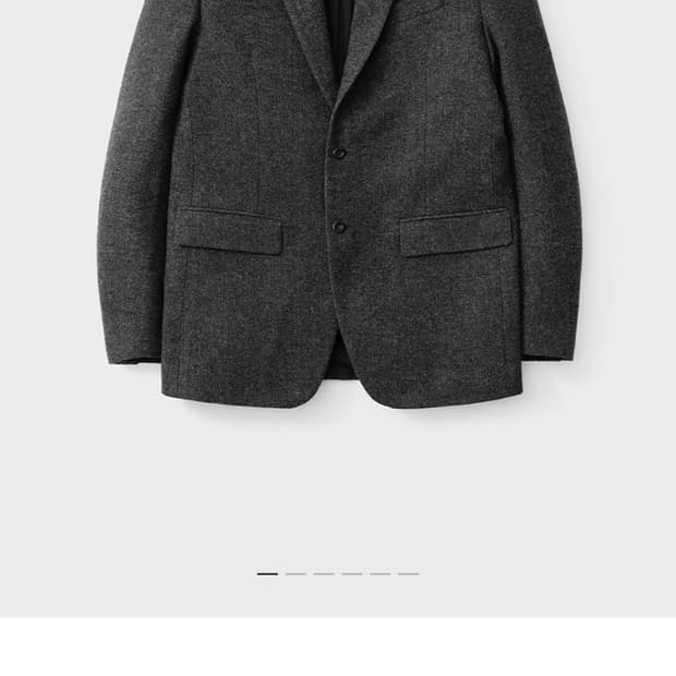 포터리 셔틀랜드 울 싱글 브레스티드자켓