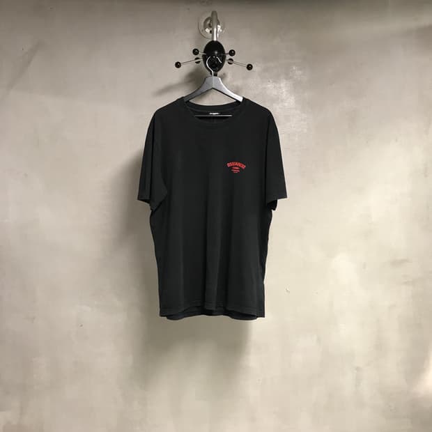 디스퀘어드2 반팔 티셔츠 블랙 XL