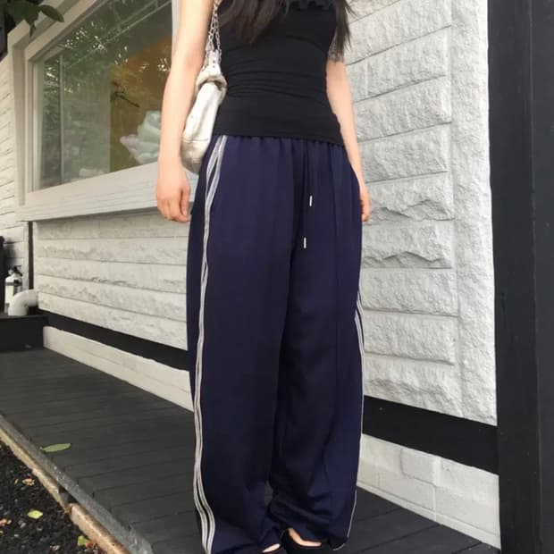 아워캐비넷 ice track pants