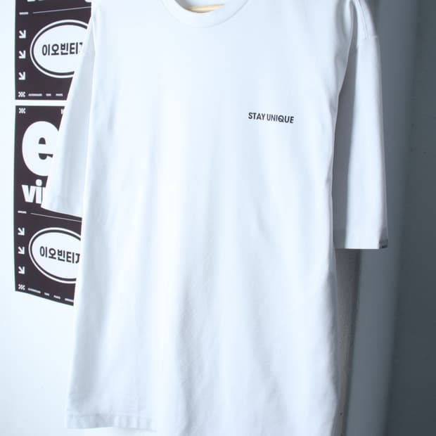 (L-XL) 프로젝트엠 반팔 티셔츠 PRJCT 그래픽-H34503