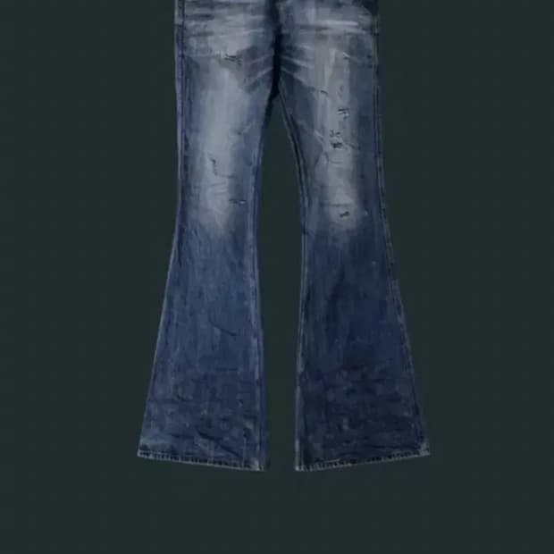 0) 언더마이카 오일 링클드 플레어진